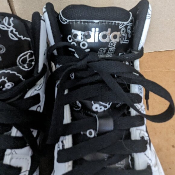 RARE Adidas Hoops 3.0 Mid W Neo Sesame Street Big Kid Womens 6.5 White . - Picture 8 of 14